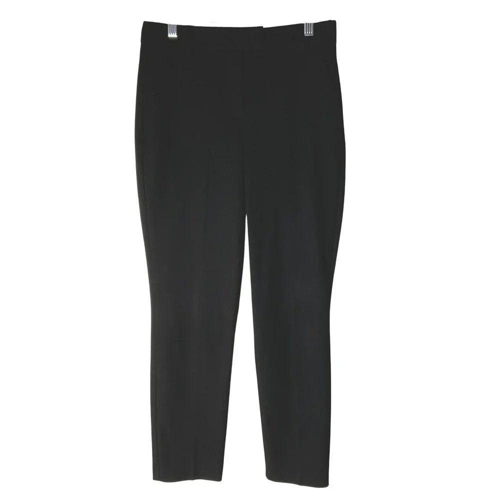 Reiss Joanne Black‎ Tailored Slim Leg Trousers Pants Women's Minimalist Size 2